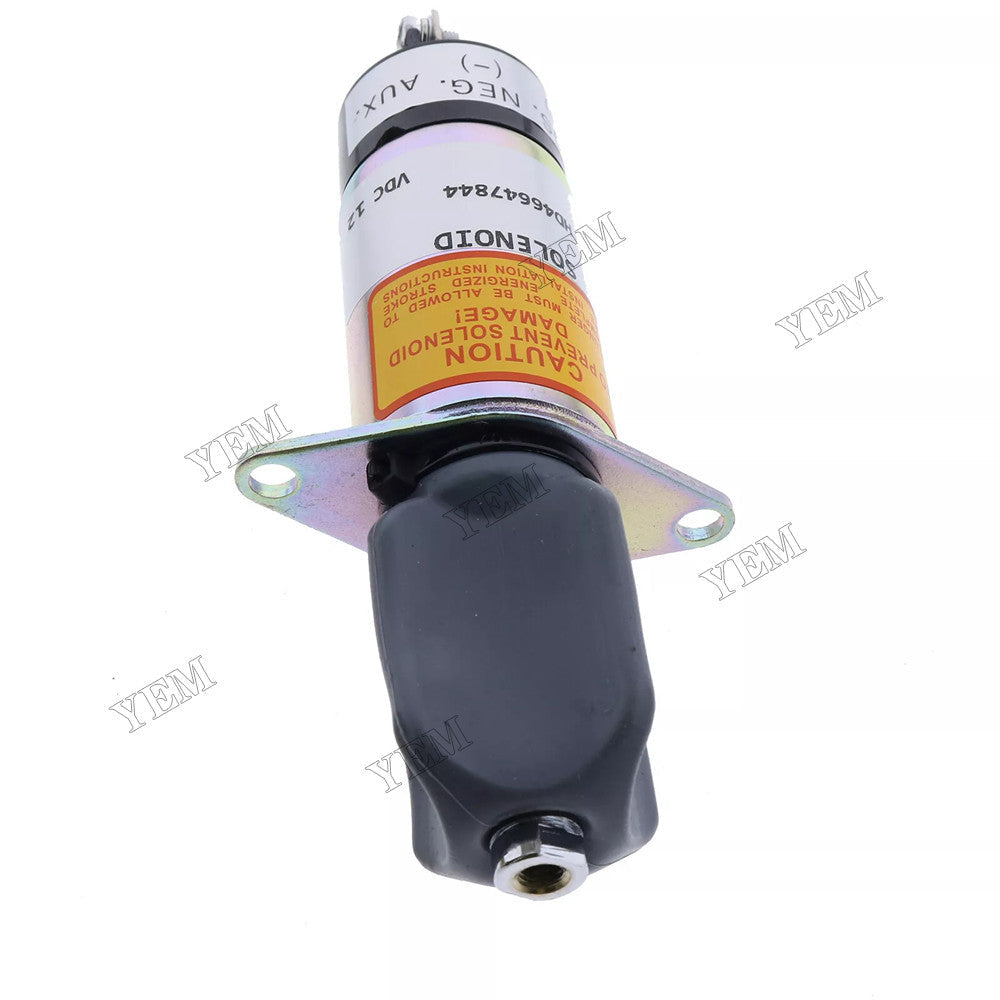 For Yanmar Engine 2 Terminals Shutoff Solenoid 1504-12A7U1B1 SA-3527-T 12VDC For Yanmar