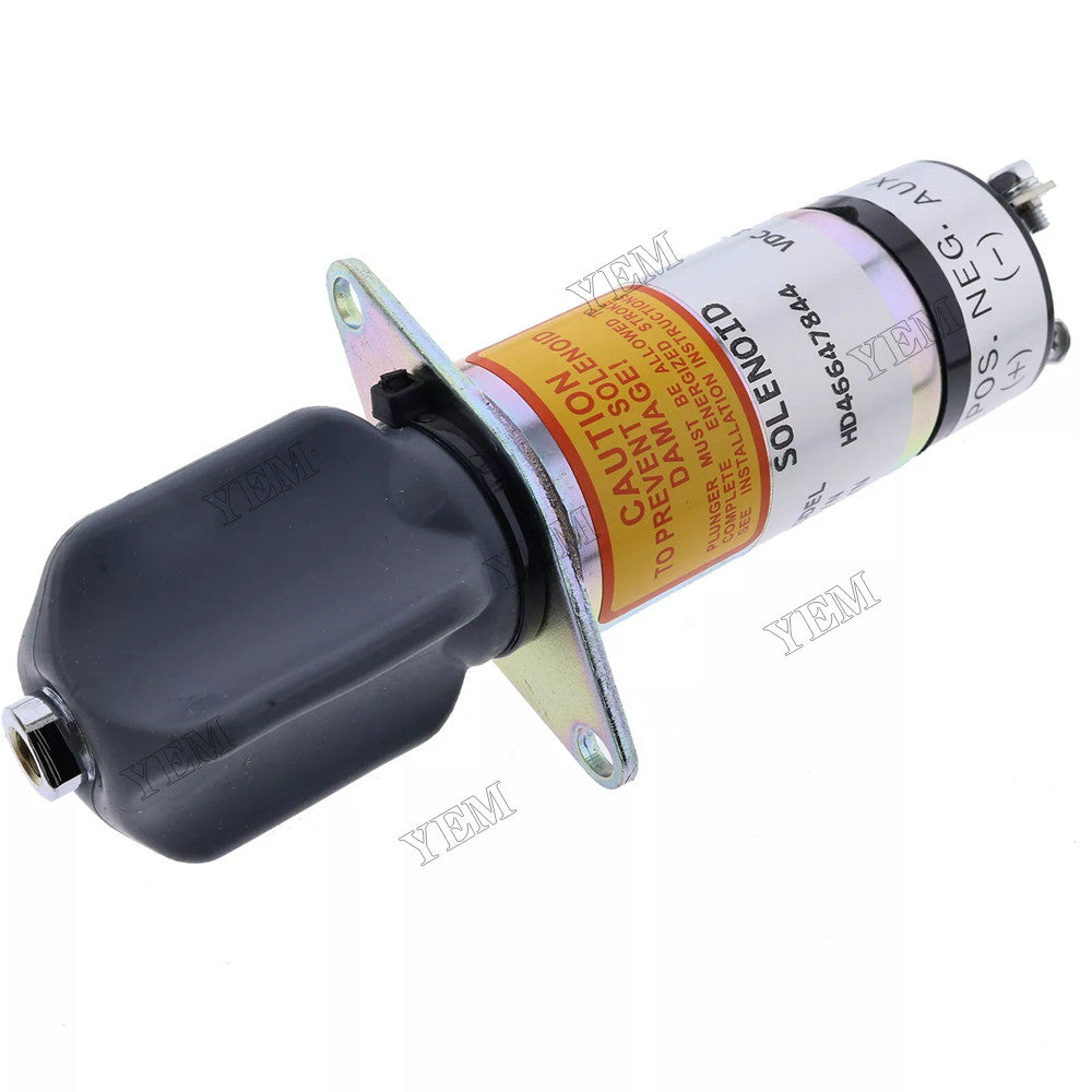 For Yanmar Engine 2 Terminals Shutoff Solenoid 1504-12A7U1B1 SA-3527-T 12VDC For Yanmar