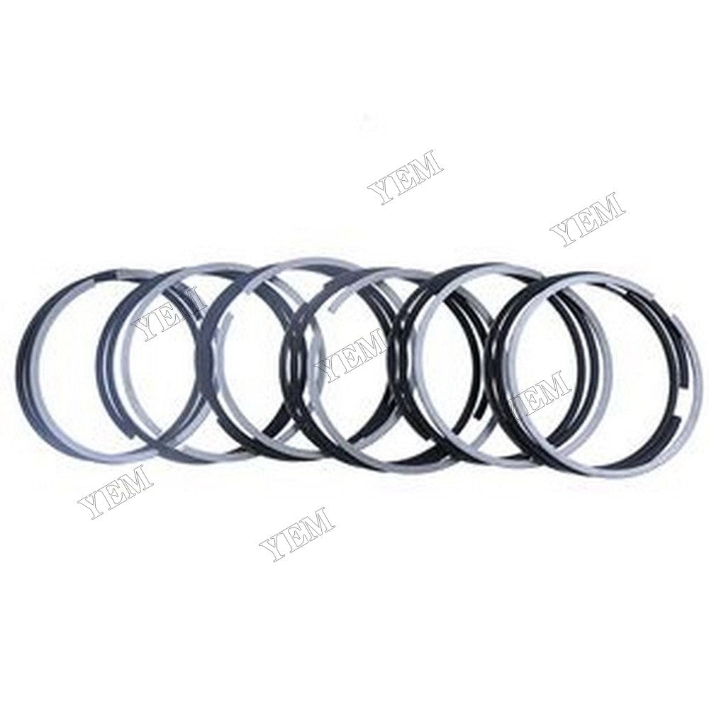 For Komatsu Engine 6D140-1 6D140-2 6D140E-2 Wheel Loader WA500-1L Piston Ring Set 6211-31-2033