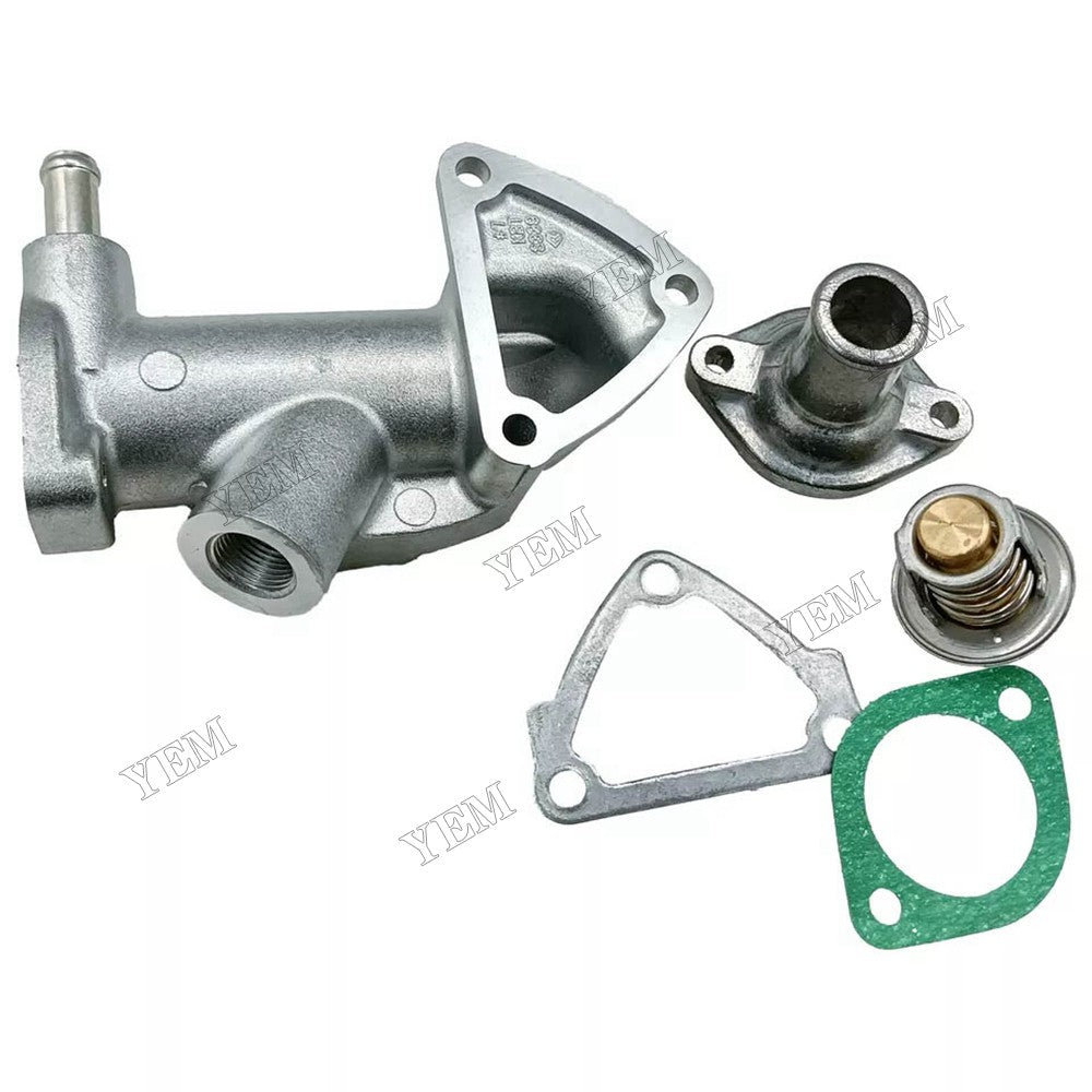 For Kubota Engine Z482 D722 Thermostat 15531-73010 & Cover 15841-73260 & Complete Water Flange 16875-72704 With Gasket 15841-72923 For Kubota