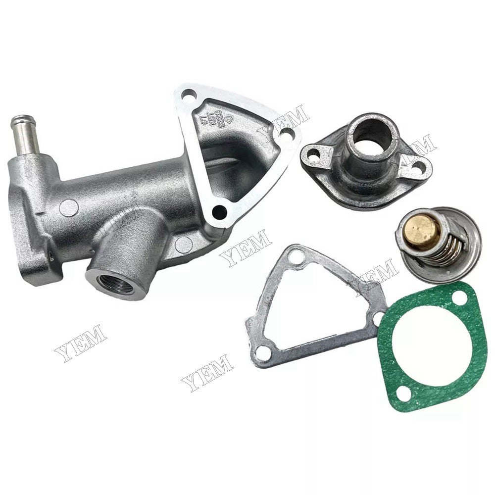 For Kubota Engine Z482 D722 Thermostat 15531-73010 & Cover 15841-73260 & Complete Water Flange 16875-72704 With Gasket 15841-72923 For Kubota