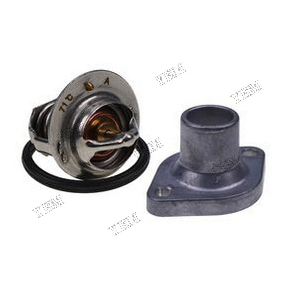 For Komatsu Engine 3D76E-6 3D76E-5N-BA Excavator PC22MR-3 PC20MR-2 Thermostat & Cover YM119717-49800