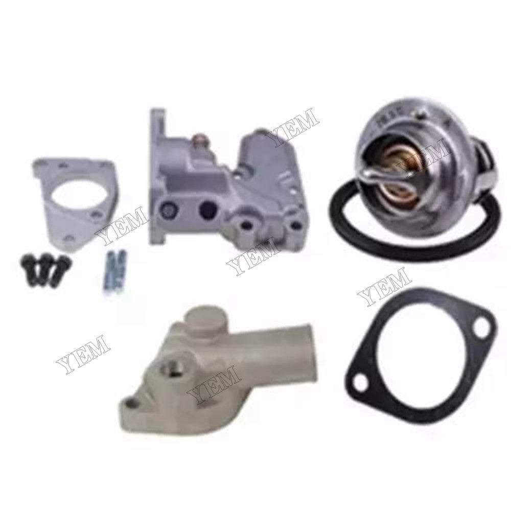 For JCB Excavator JS70 Thermostat Kit & Housing & Water Outlet Pipe 02/800418 02/800416 02/800419 02/800415