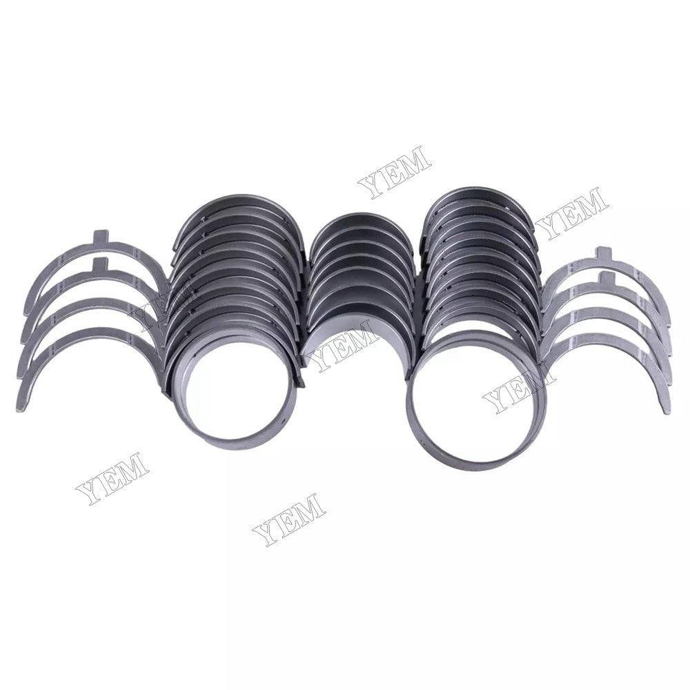 For Kubota Engine V1702 1 Set Main & Con Rod Bearing With Thrust Washer K17311-23480 K15471-22310