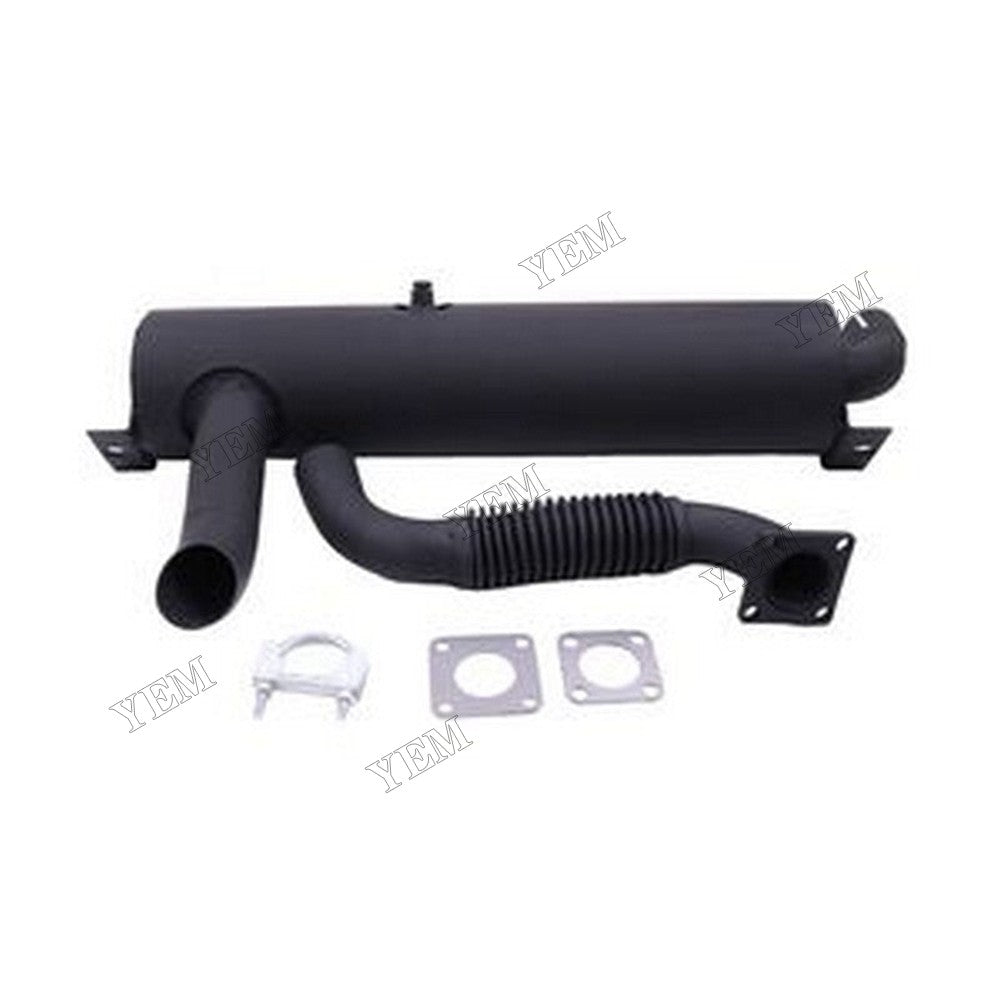 For Kubota Engine V2003 V2403 Bobcat Loader S150 S160 S205 T180 T190 Muffler Kit 7350311 6683915 7107449