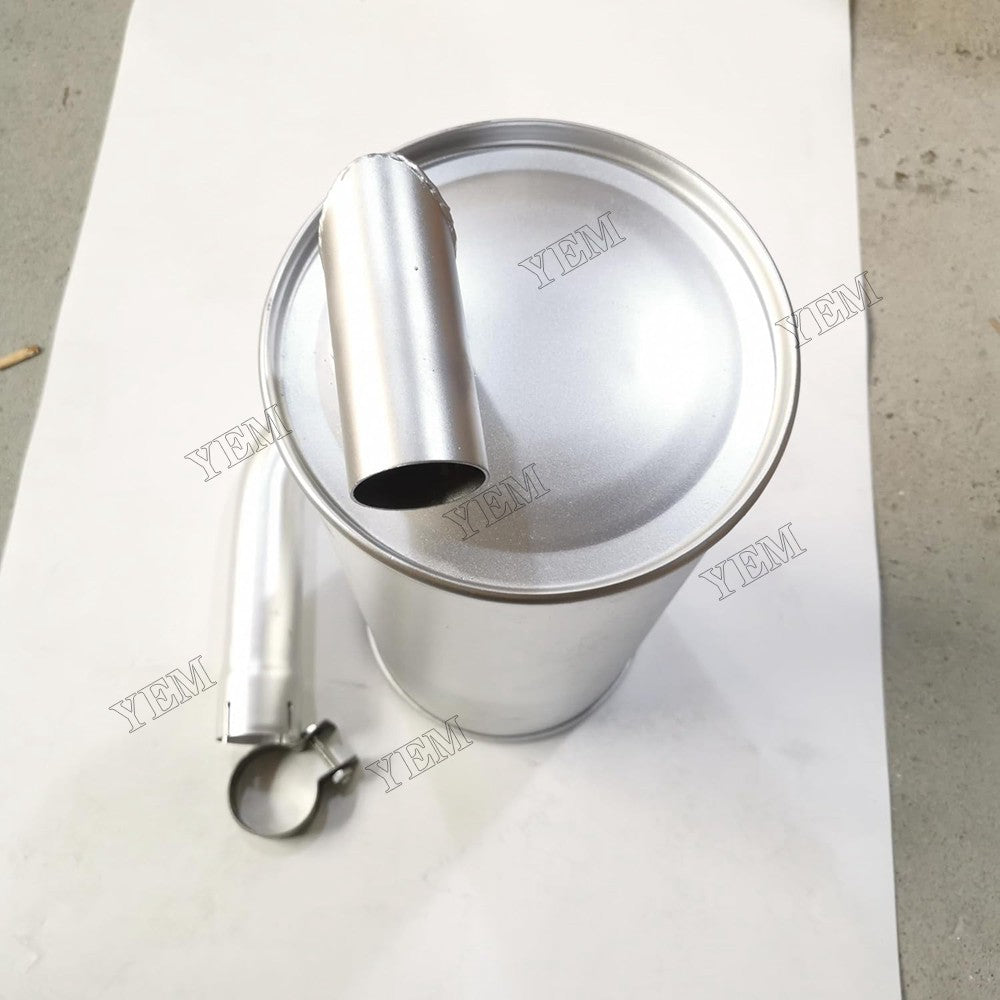 For Isuzu Engine 4BD1 Hitachi Excavator EX100-2 EX100-3 EX100M-2 EX100M-3 Muffler 4255657 For Isuzu