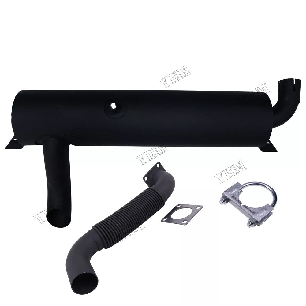 For Kubota Engine V2403 Bobcat Loader S530 S510 Exhaust Muffler 7181055 With Tube 7181083 7211391 and Clamp 7101708 For Kubota