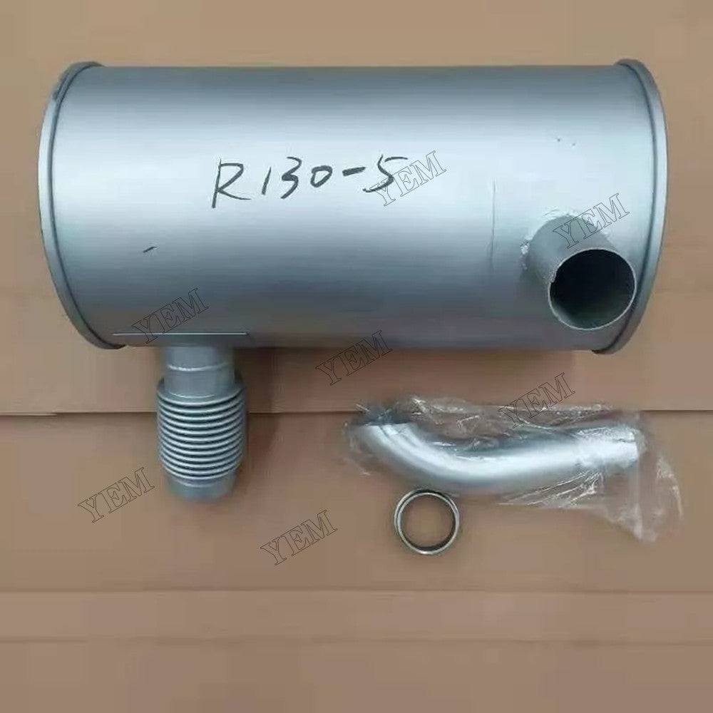 For Hyundai Excavator R130LC3 R160LC3 R130LC-3 R160LC-3 Muffler Silencer 13E6-33020 13E6-32200 13E6-33010 For Hyundai