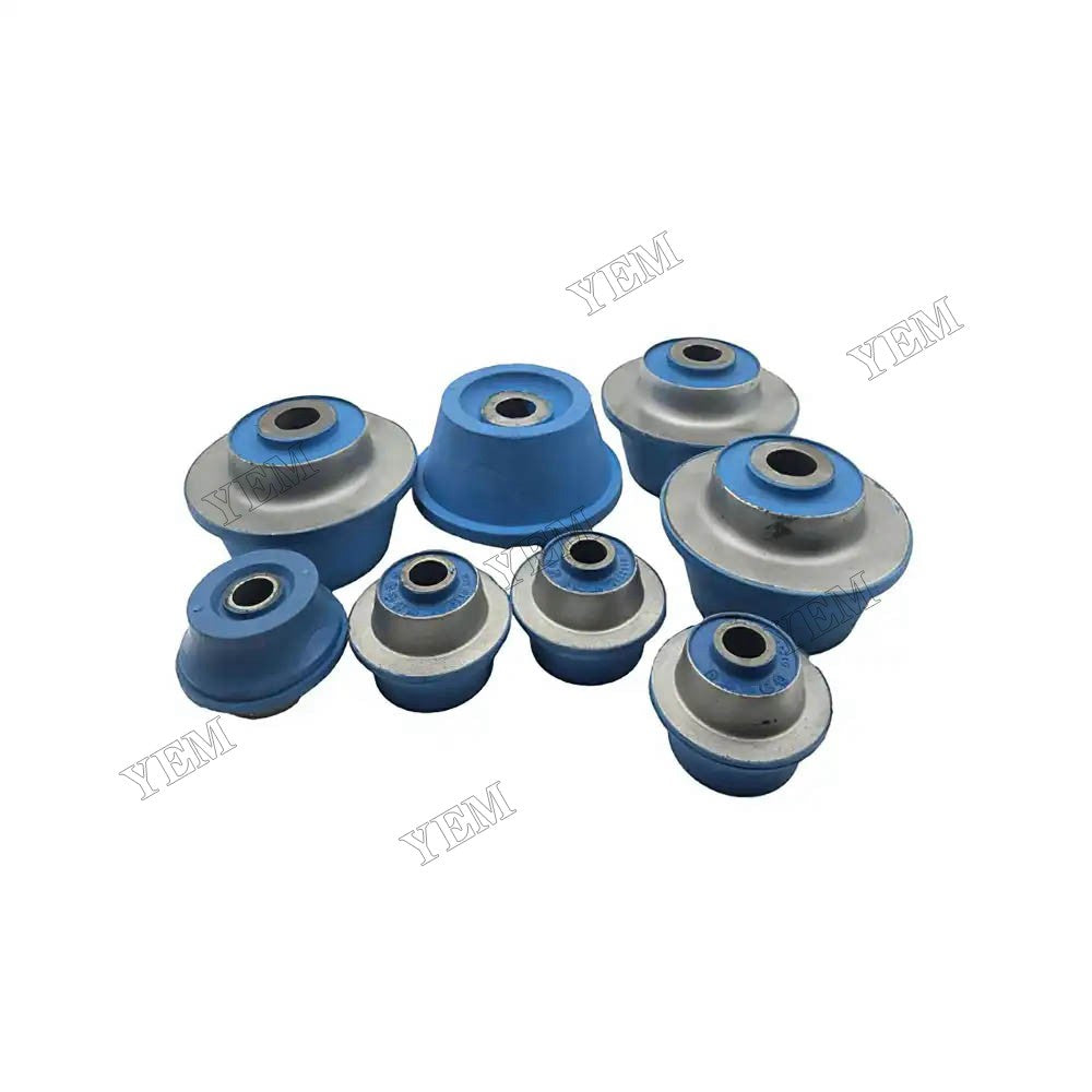 For Komatsu D31P-17 D40P-5 PC100-3 PC120-1 PC150-5 PC200-6 PC230-6 8 PCS Engine Cushion Rubber 20Y-01-12210 20Y-01-12221