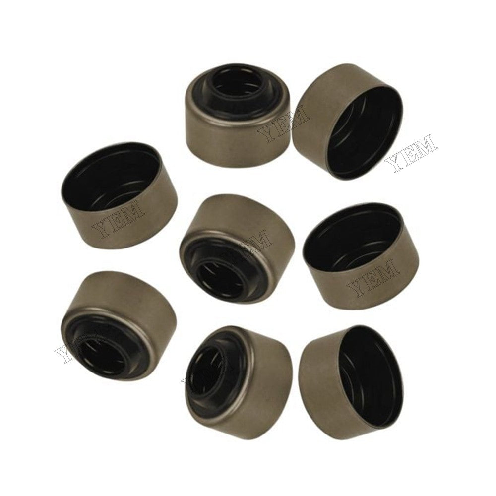 For Kubota Engine V1305 V1505 V3300 V3600 V3800 8Pcs Valve Stem Seal Set 1C010-13150