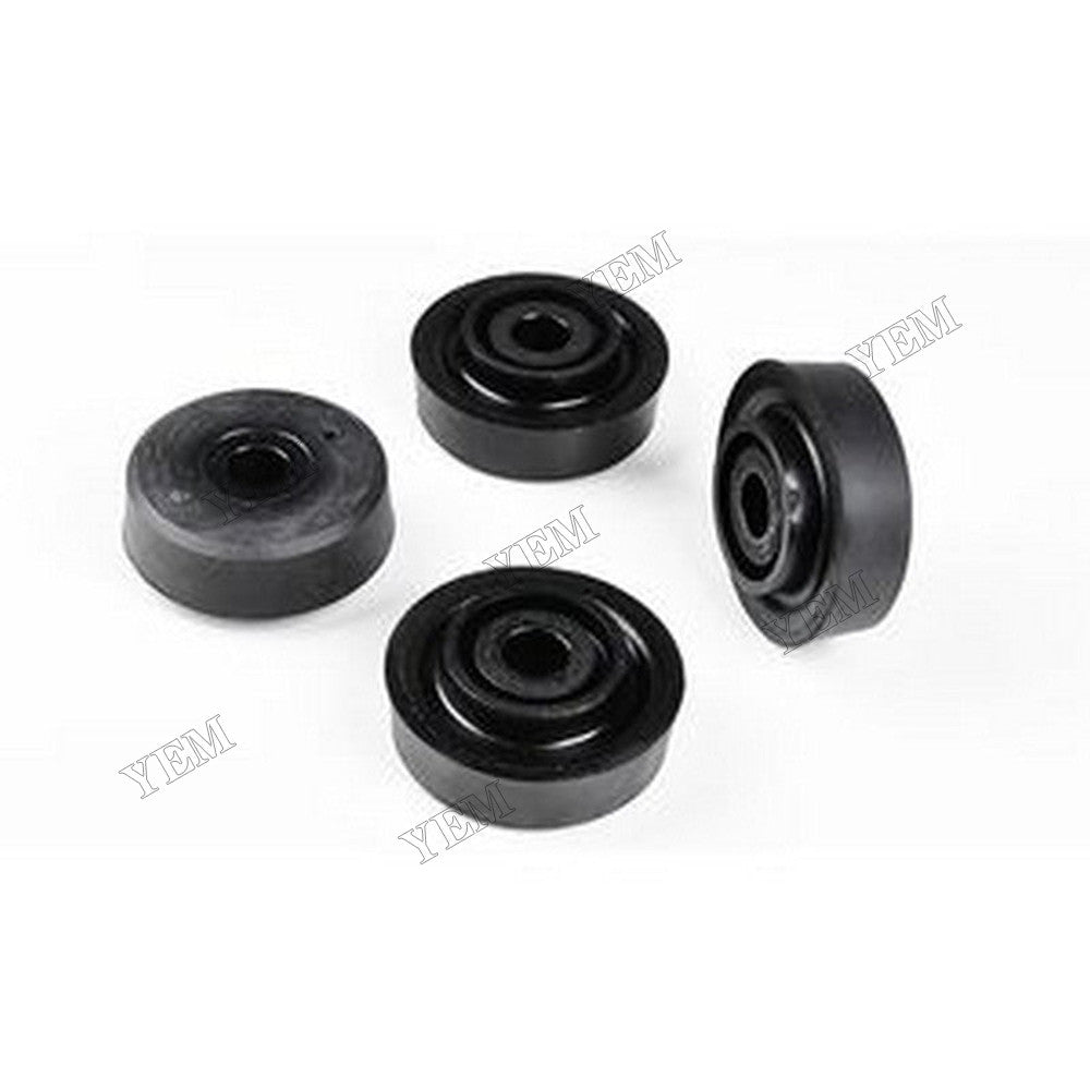 For Komatsu Loader WA300-3A WA350-3A WA380-3 4 Pcs Rear Engine Mounting Rubber Cushion 423-01-21140