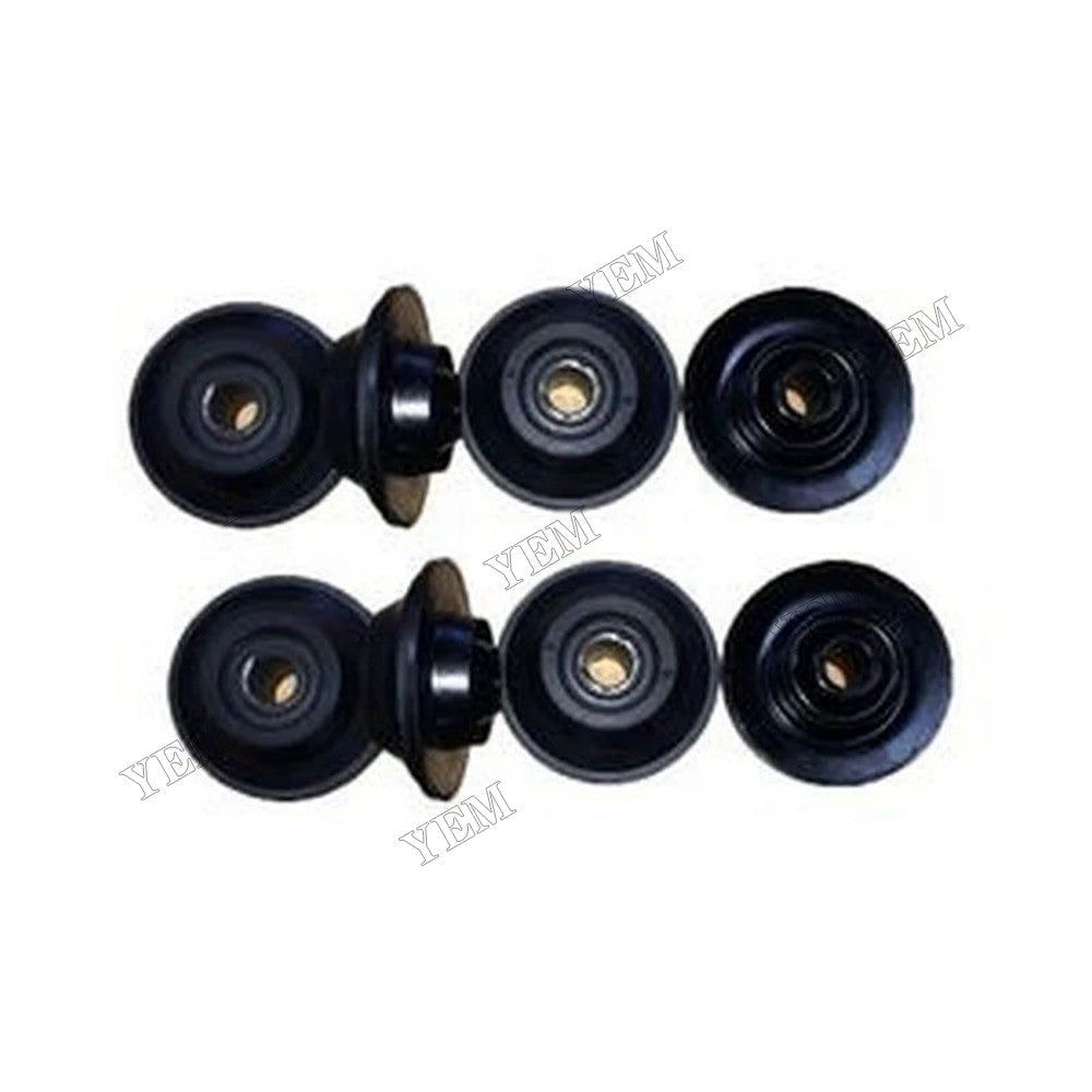 For Komatsu Excavator PC1600-1 PC200-2 PC220-2 8 Pcs Rear Engine Mounting Rubber Cushion 205-01-65210