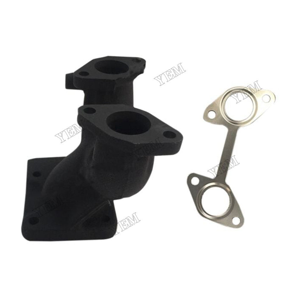 For Kubota Engine Z482 Exhaust Manifold 15841-12313 with Gasket 15841-12350