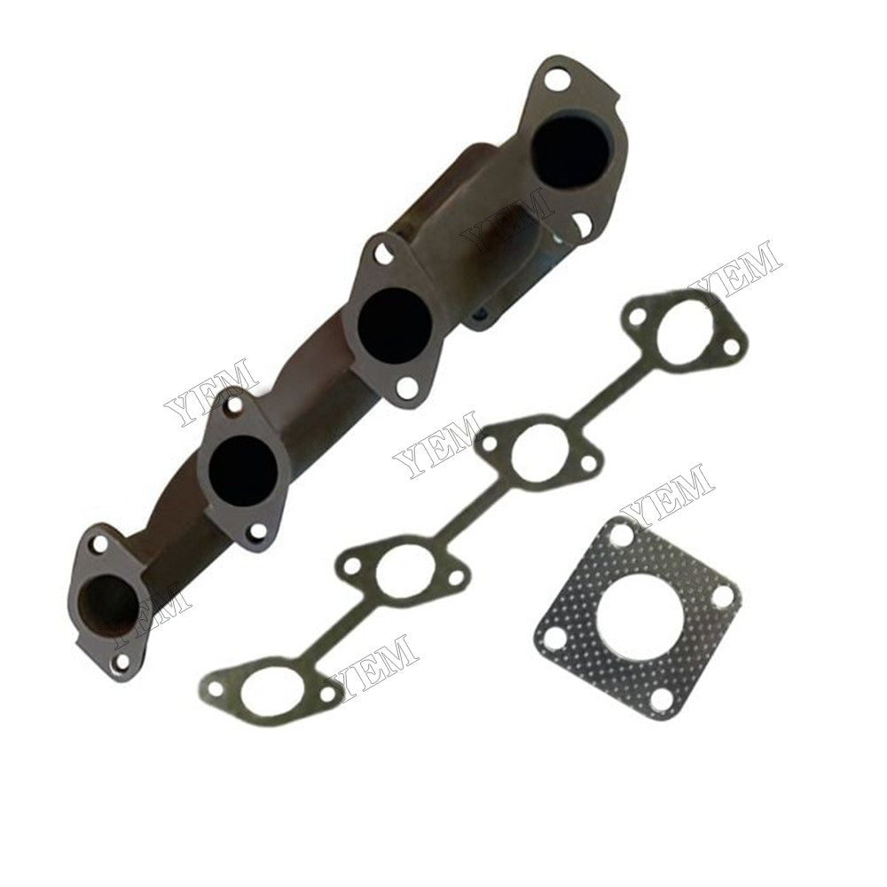 For Kubota Engine V1505 V1305 4 Cylinder Exhaust Manifold 16616-12312 With Gasket