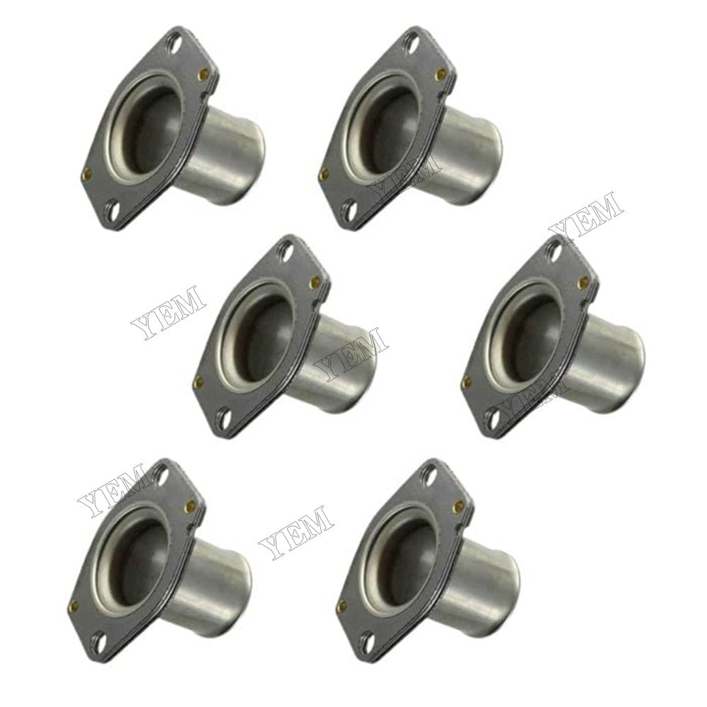 For Caterpillar CAT Engine C15 C18 3516C 3406E Excavator 395 390D 365C 385C 6 Pcs Exhaust Manifold Sleeve 281-8261 For Caterpillar