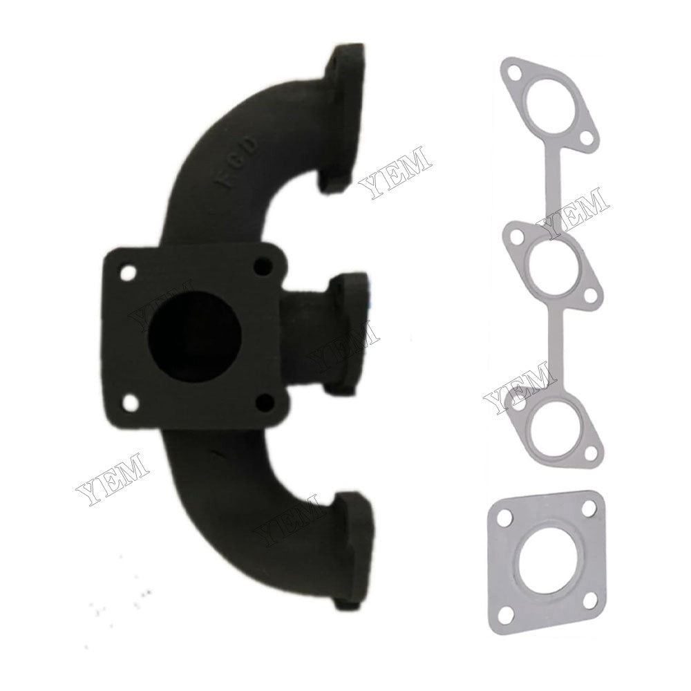 For Kubota Engine D1105 Bobcat Skid Steer Loader 553 Exhaust Manifold 6680285 With Gasket 6672441 6575580 For Kubota