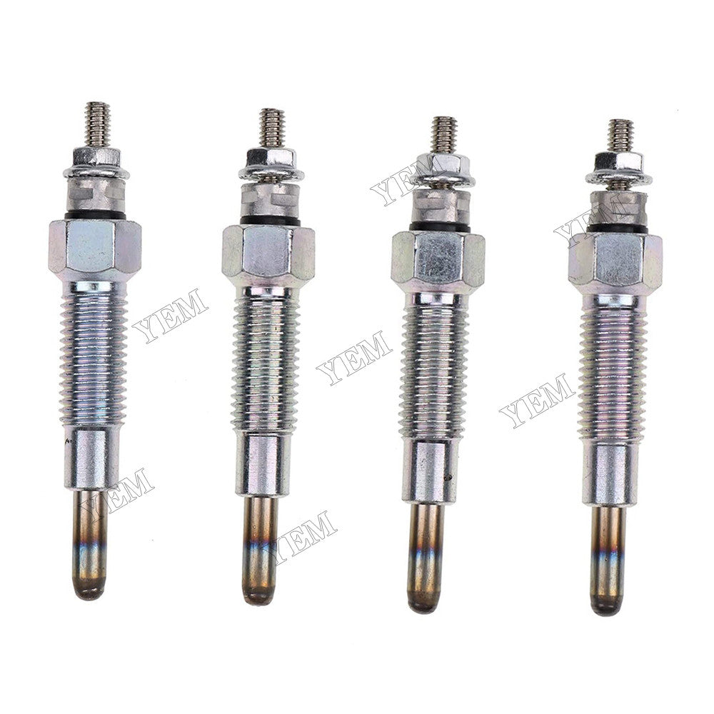 For Kubota Engine V1200 V1100 V1502 V1702 V1902 Z400 Z430 Z500 Z500-1A Z600 Z-600A 4Pcs Glow Plug 15261-65513