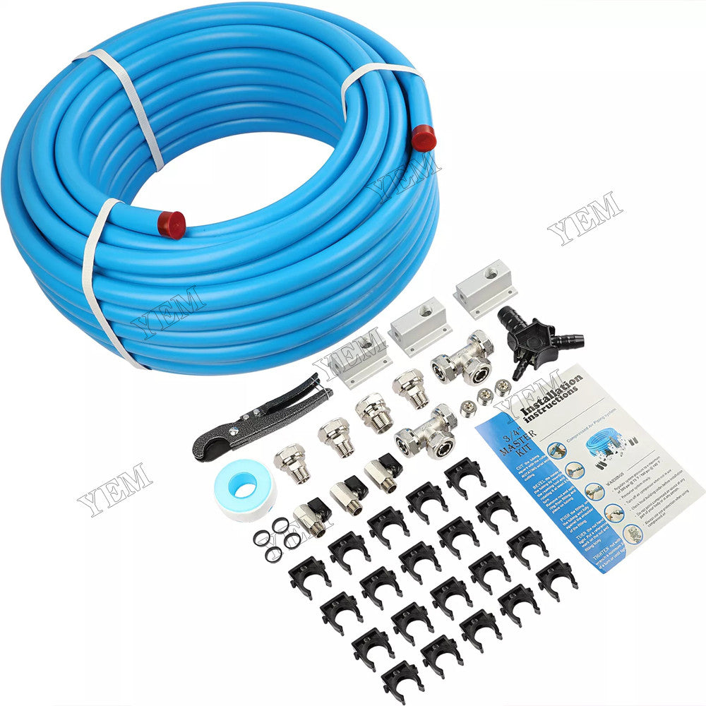 For RapidAir 3/4 Maxline Tubing Air Compressor Hose Kit M7500 For RapidAir