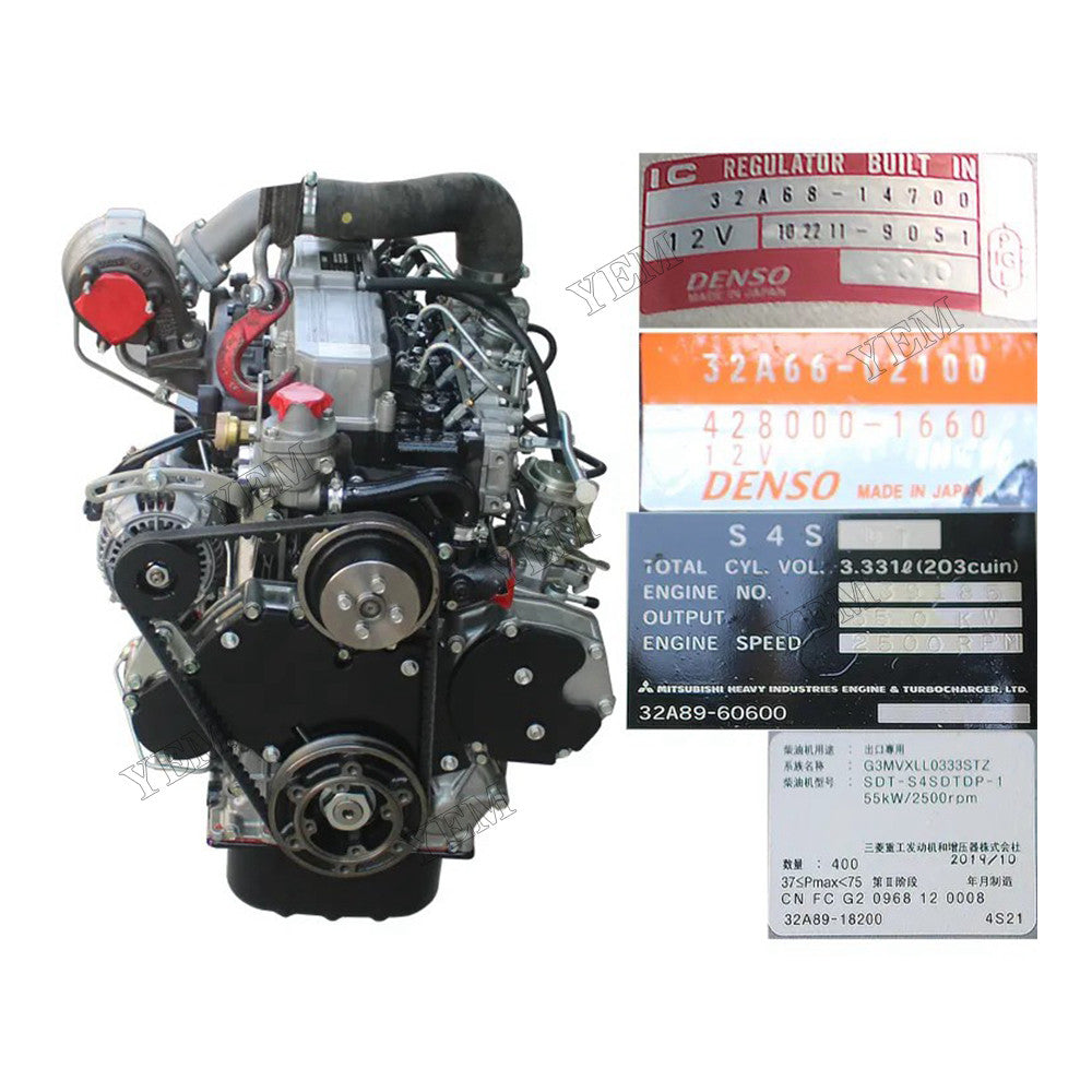 For Mitsubishi Engine S4S Engine Assembly 32A89-60600 For Mitsubishi
