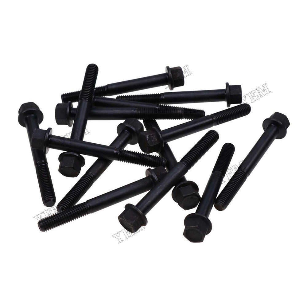 For Kubota Engine D902 D722 Cub Cadet Garden Tractor 1512 1572 1772 1782 2182 782D 882 14Pcs Cylinder Head Bolt KB-14601-03450 For Kubota