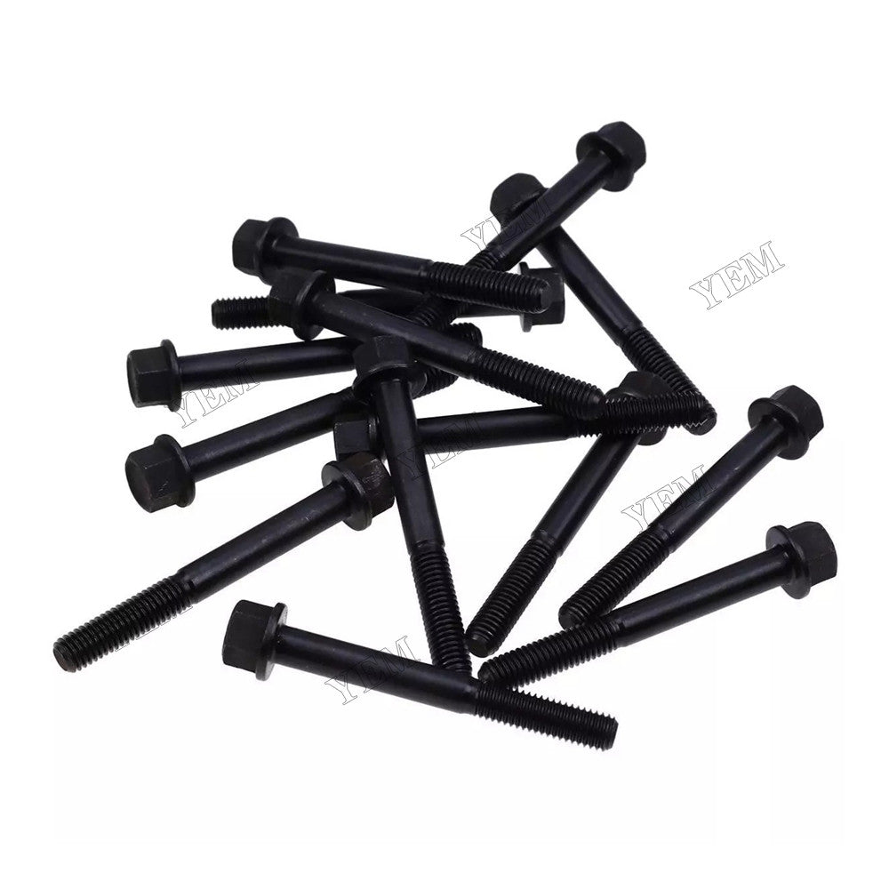 For Kubota Engine D902 D722 Cub Cadet Garden Tractor 1512 1572 1772 1782 2182 782D 882 14Pcs Cylinder Head Bolt KB-14601-03450 For Kubota