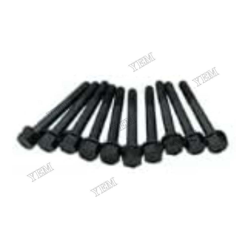 For Komatsu Engine 2D70E-5S-BA 10Pcs Cylinder Head Bolt YM119515-01200