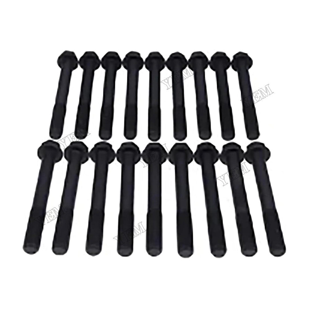 For Doosan Engine D34 Bobcat Loader S770 S740 S750 S850 A770 T750 T870 T740 T770 18Pcs Cylinder Head Bolt 7256720