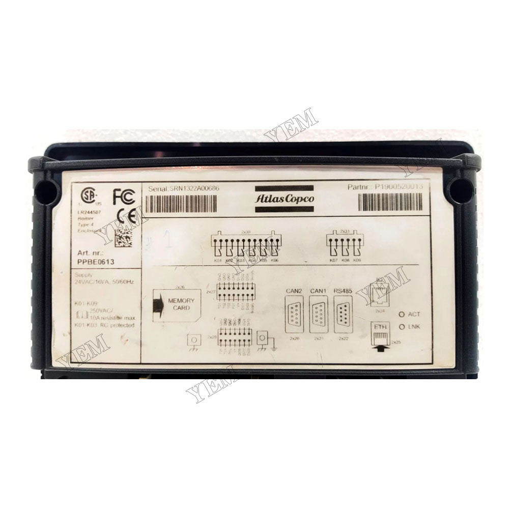 For Atlas Copco Mark 5 Graphic 1900-5200-13 Compressor Controller P1900520013 For Atlas Copco