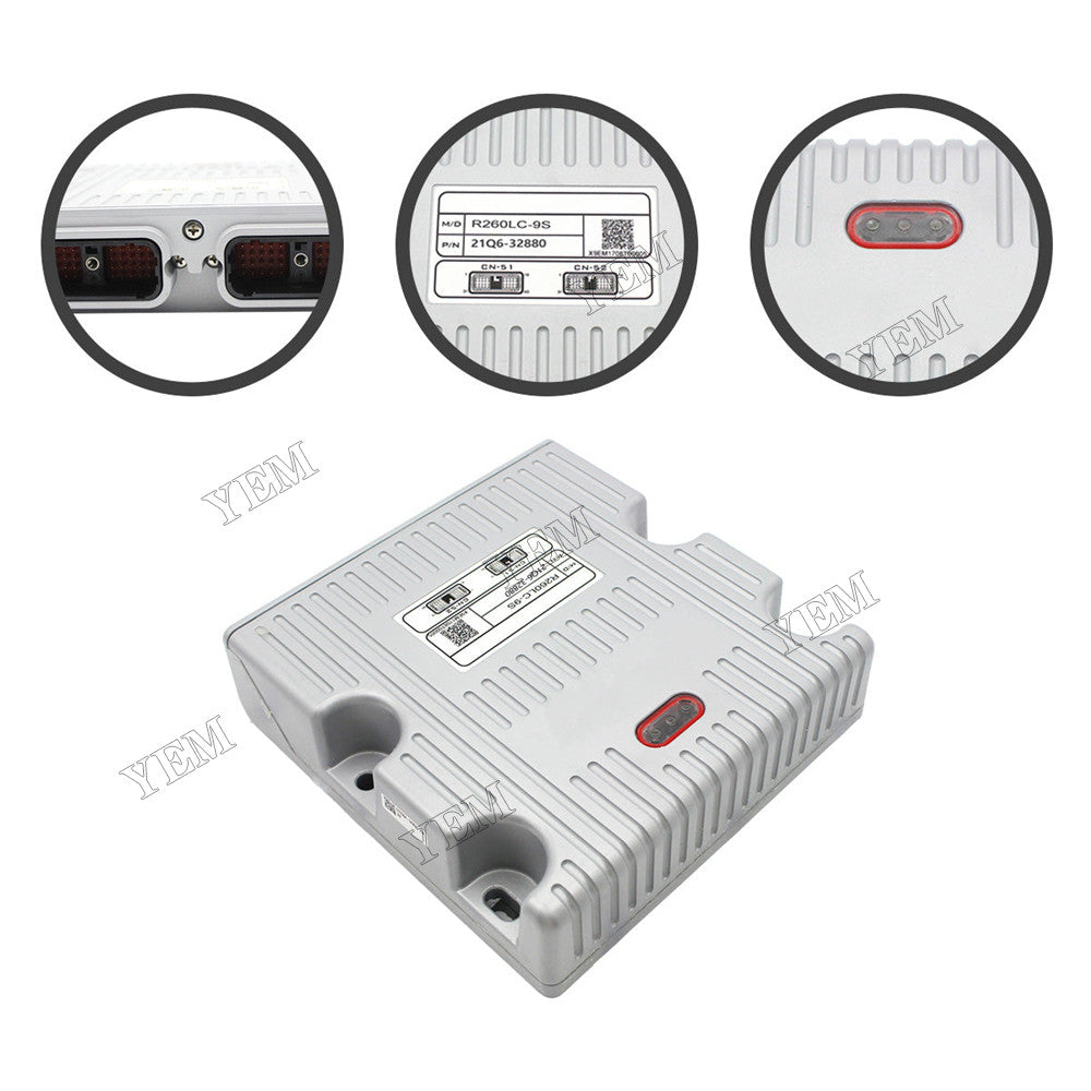 For Hyundai R220LC-9S Excavator Electronic Control Unit 21Q6-32880 For Hyundai