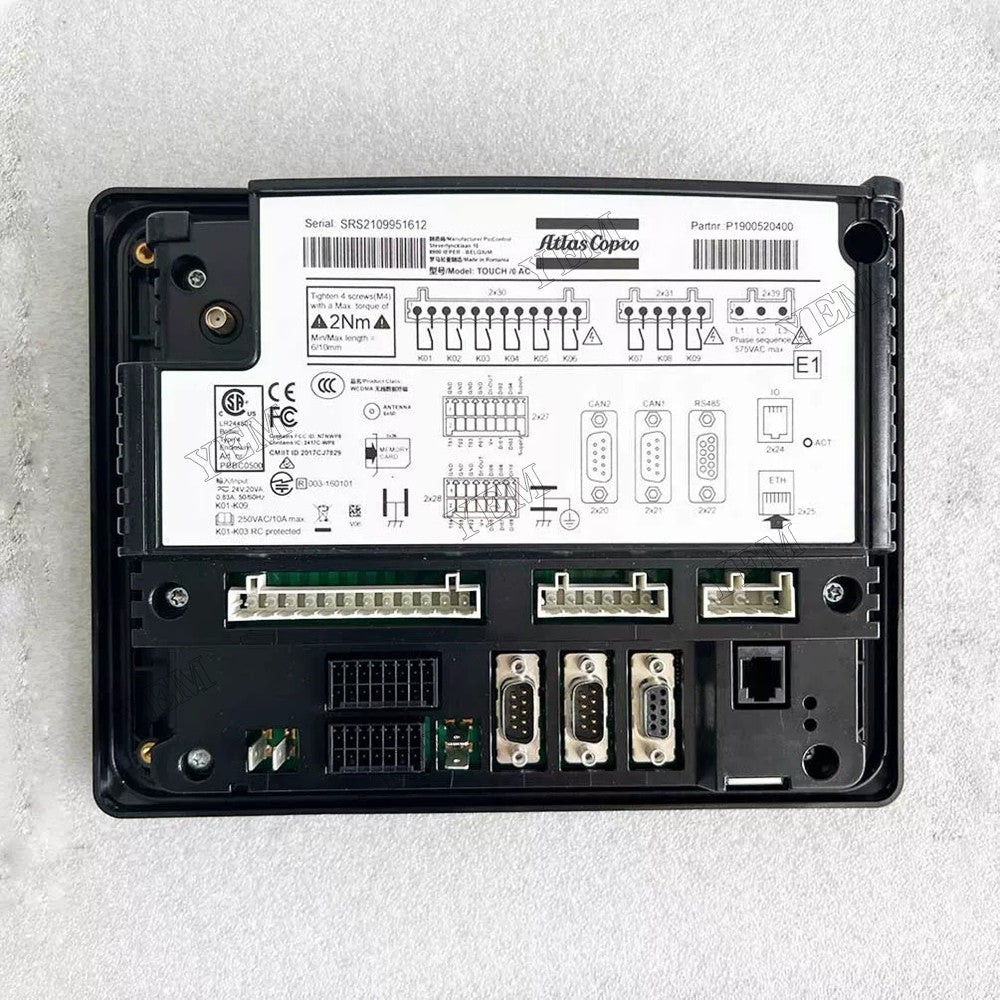 For Atlas Copco Compressor Controller Panel 1900520400 1900-5204-00 For Atlas Copco