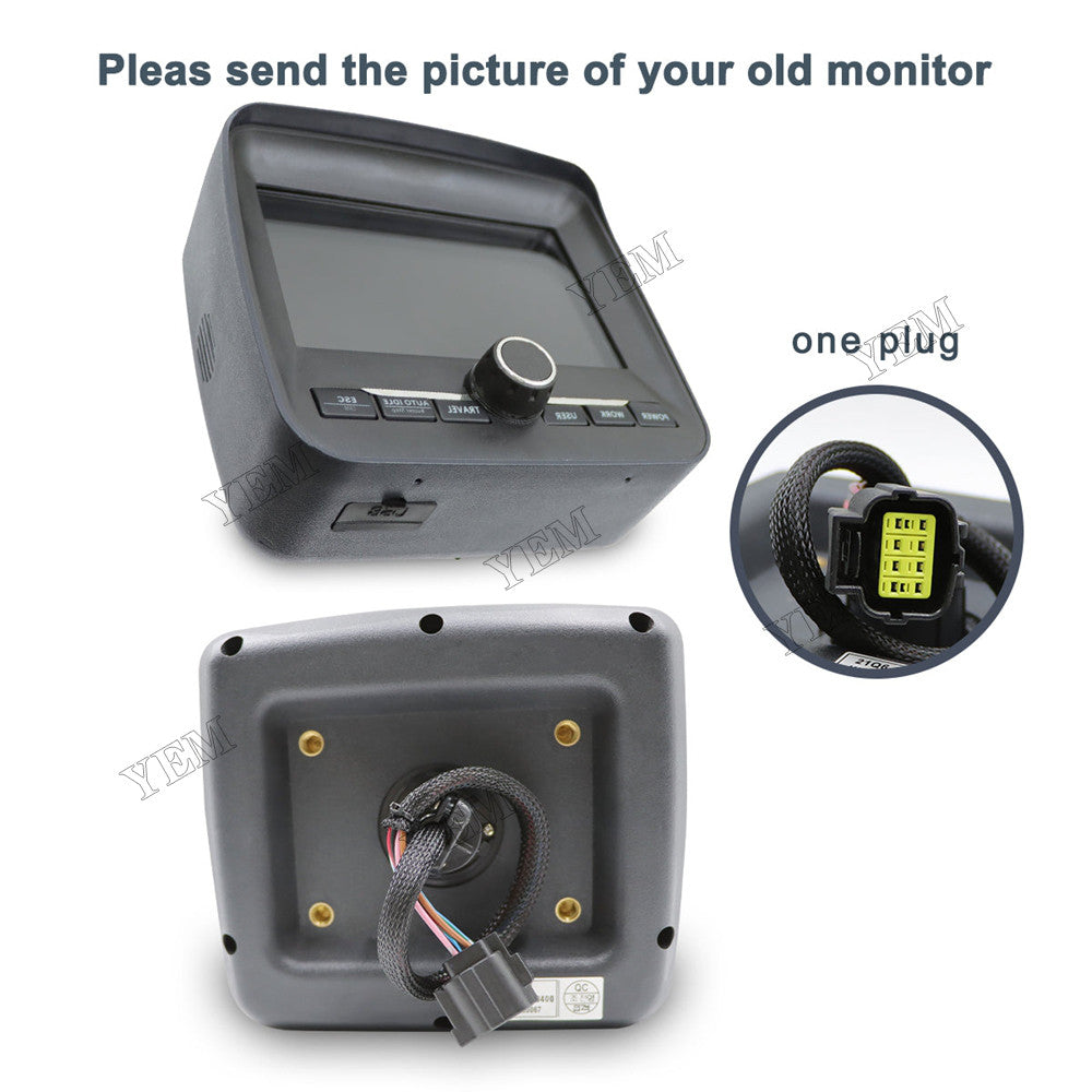 For Hyundai R140LC-9A R145CR-9A R160LC-9A R180LC-9A R220LC-9S R330LC-9S Excavator Monitor Cluster Gauge Panel 21Q6-33400 21Q6-33401