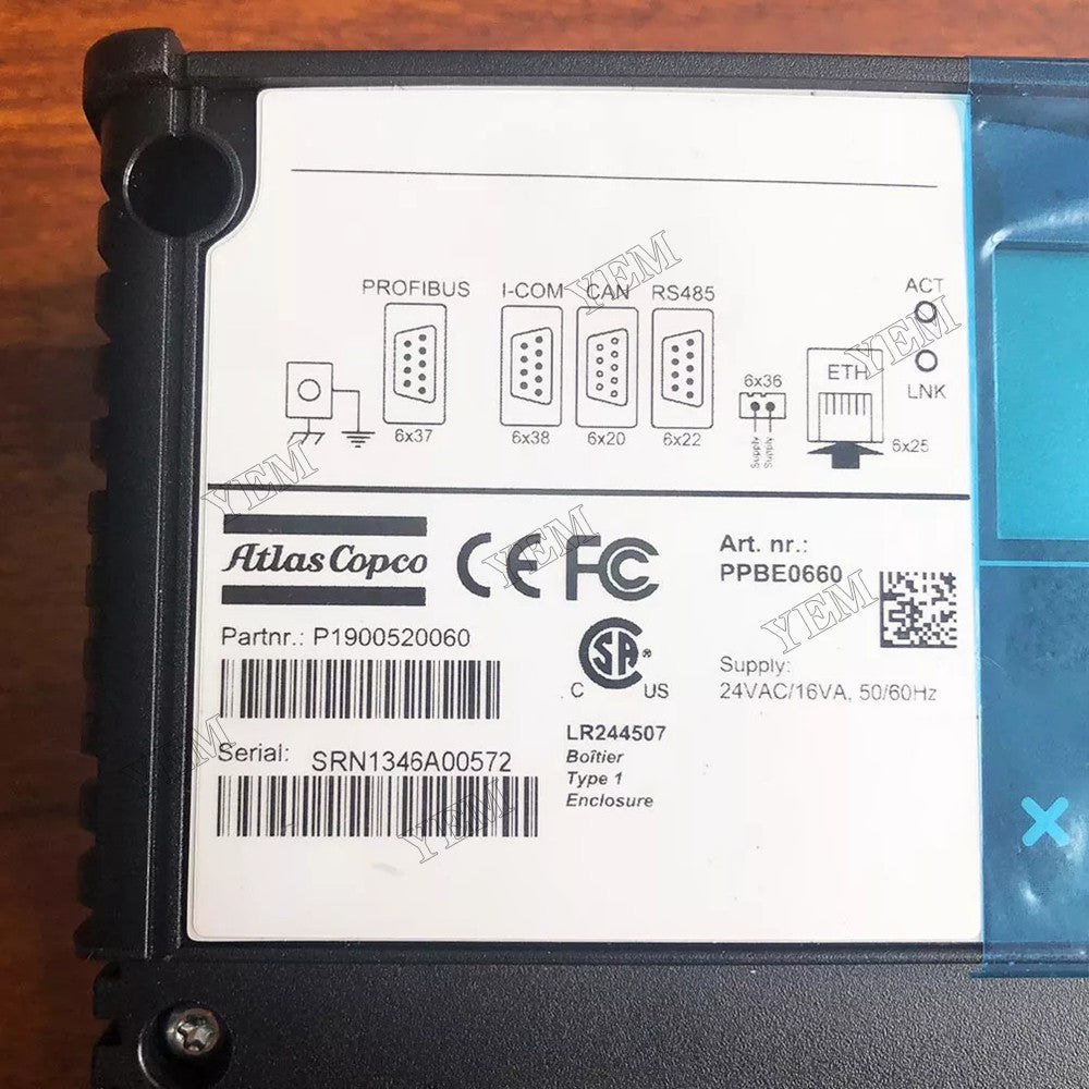 For Atlas Copco Air Compressor Controller 1900-5200-60 1900520060 For Atlas Copco