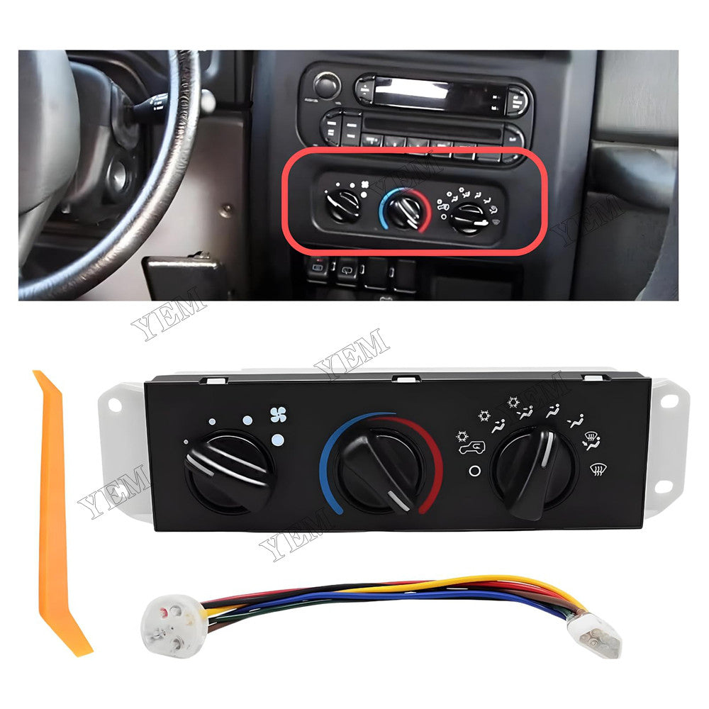 For Jeep Wrangler 2005-2006 2.4L 4.0L A/C And Heater Control 55056558AB For Jeep