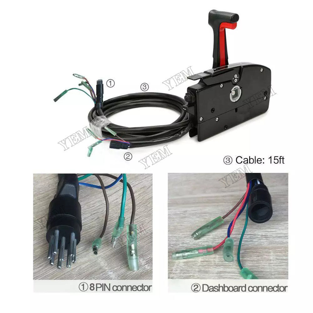For Mercury Marine Outboard 14Pin Side Mount Remote Control Box 881170A13 For Mercury