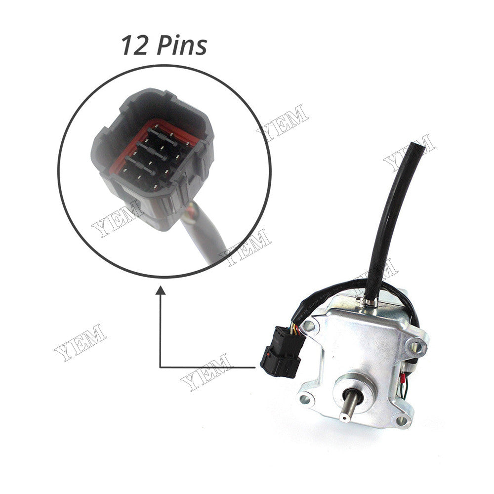 For Sumintomo Excavator SH200-A1 H200-A2 SH100-A1 SH120-A1 12 Lines Throttle Motor assy KHR1290 For Sumintomo