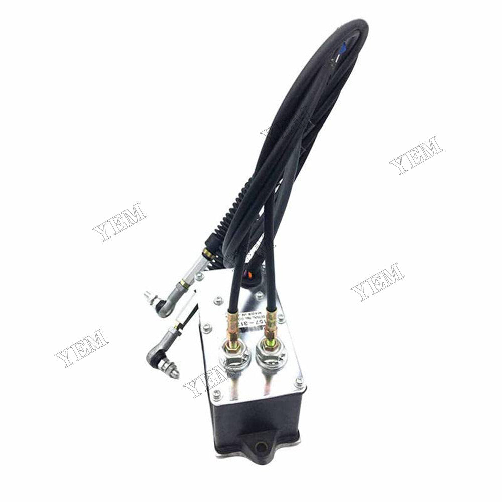 For Caterpillar CAT Excavator 320C 320D Throttle Motor Governor Assembly with Double Cables 7 Pins 309-5954 227-5212