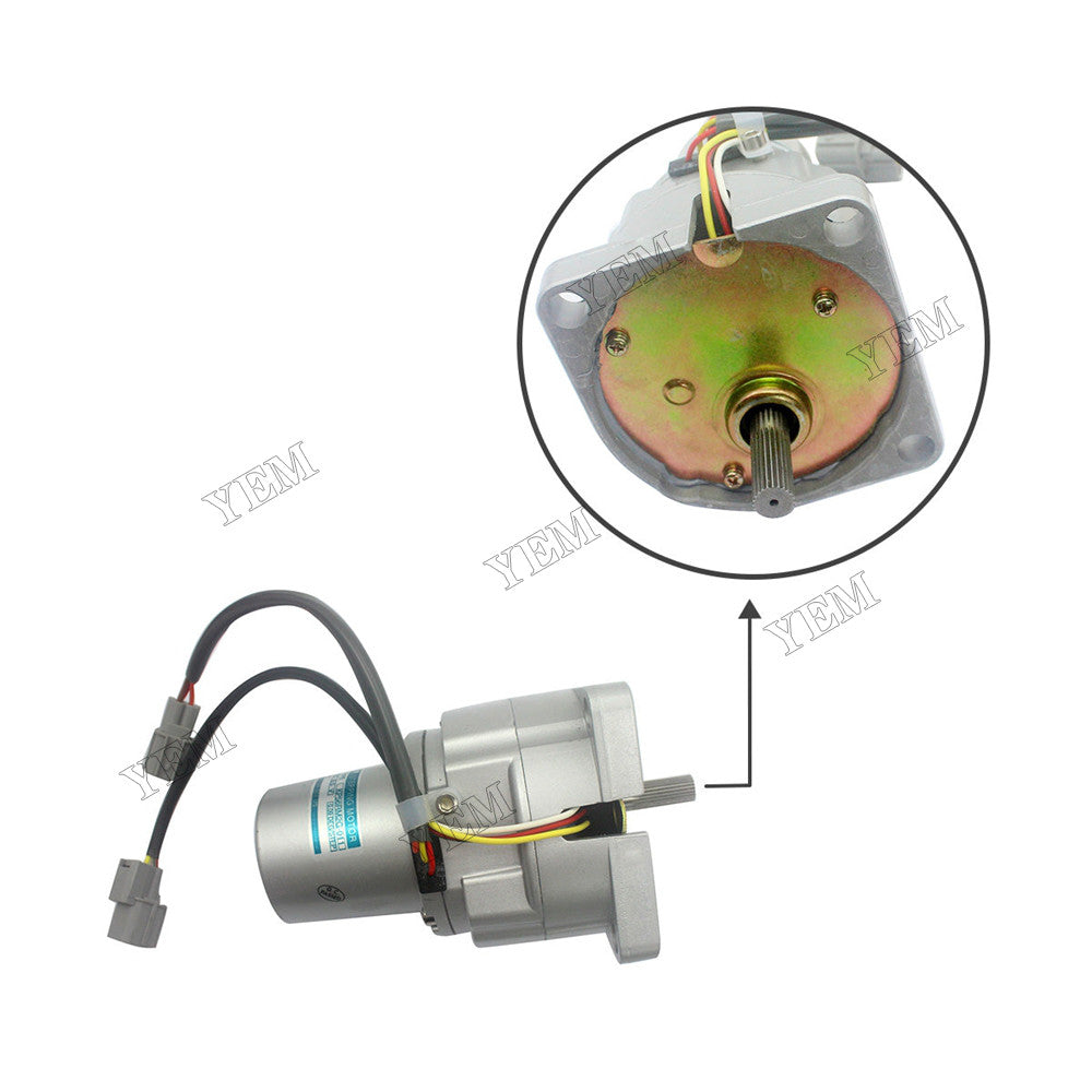 For Kobelco SK200-6 SK70 SK60SR Excavator Throttle Motor 20S00003F3 For Kobelco