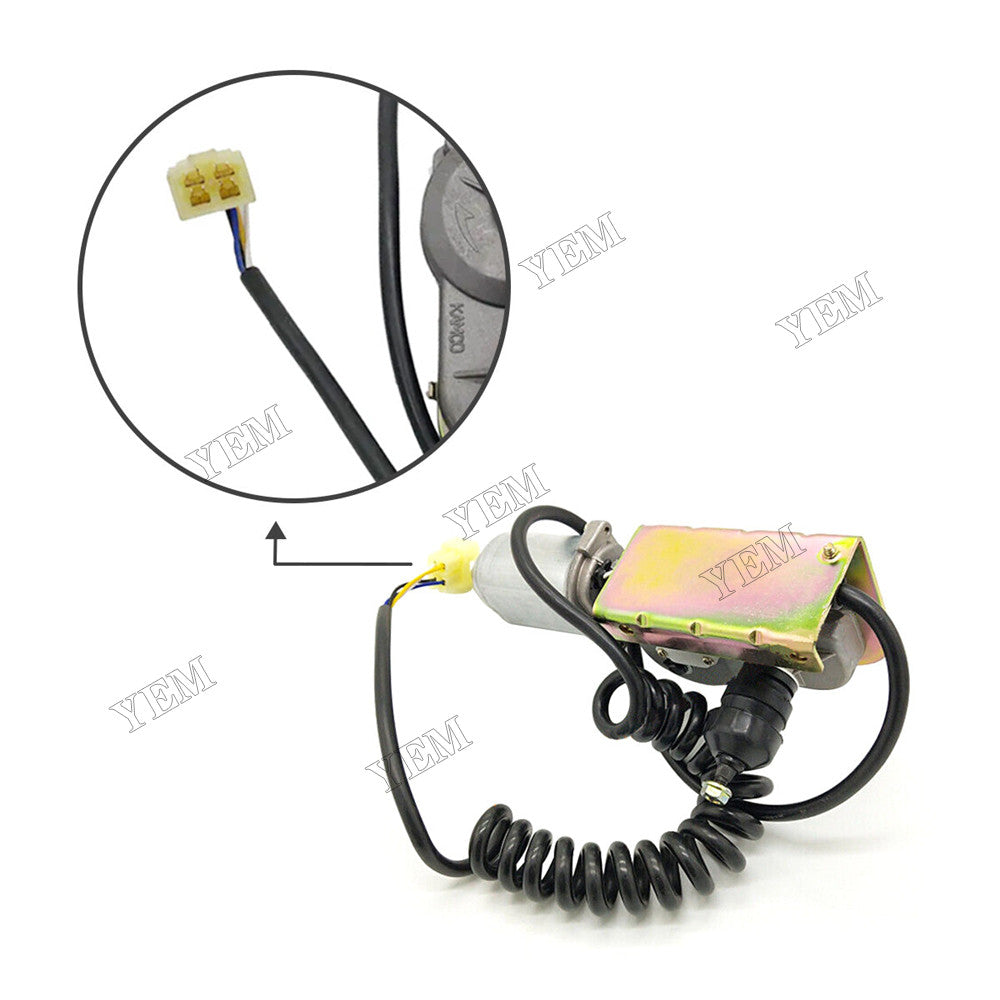 For Doosan Daewoo Excavator DX15 DX18 DH55 DH60-7 SOLAR 12V Wiper Motor 538-00005A 53800005A For Daewoo