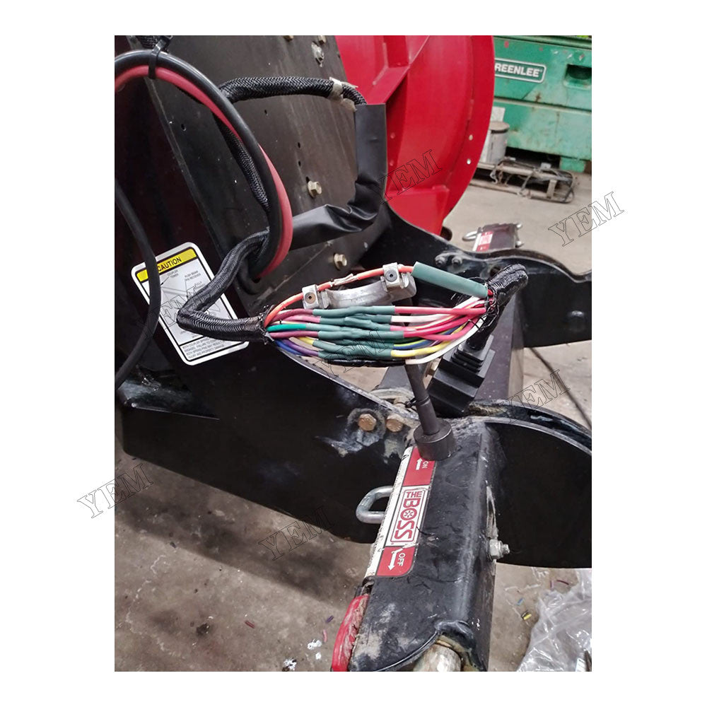 For Boss Snowplow 13 Pin Male Plow Side Harness Connector MSC04754 1304744 YEMPARTS