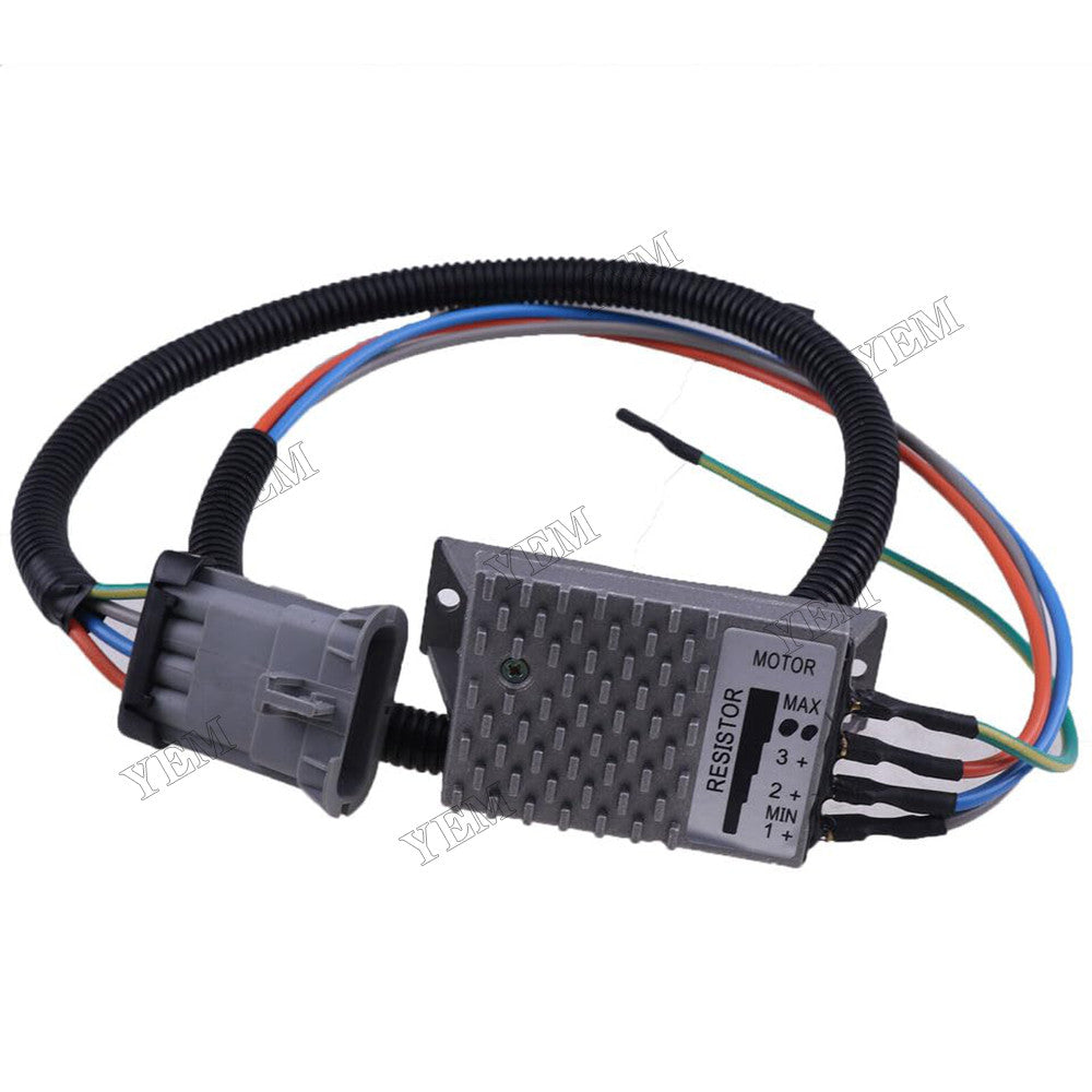 For Bobcat A300 S100 S130 S150 S160 S175 S185 S205 T140 T180 T190 Blower Speed Resistor with Wire Harness 7010164 For Bobcat