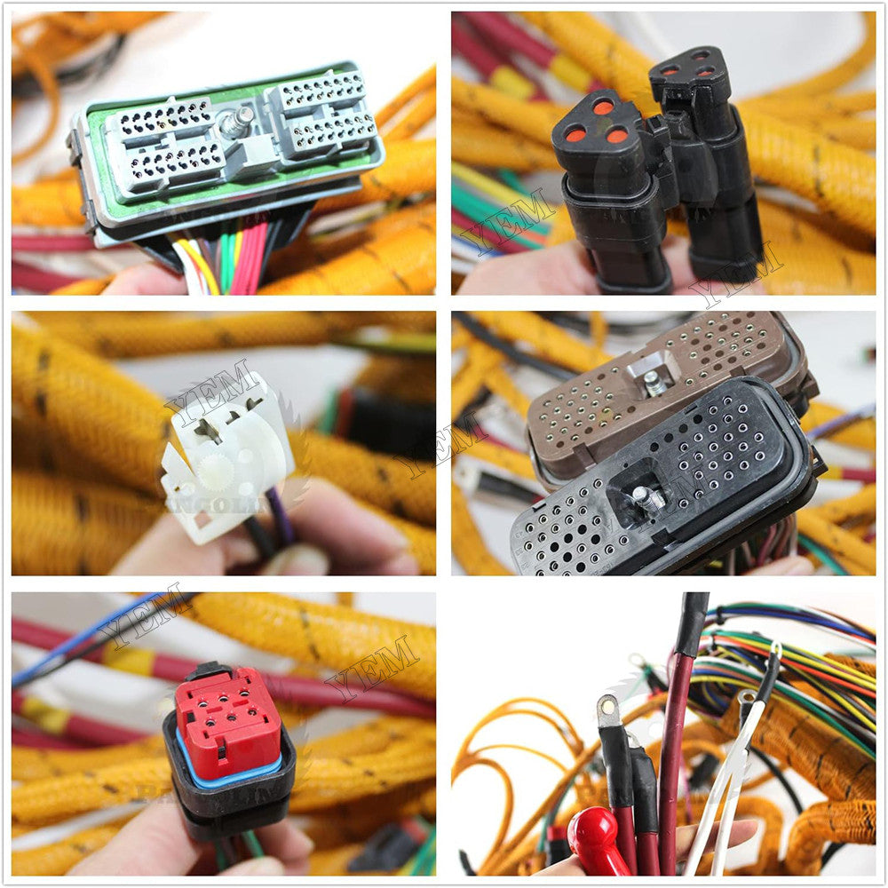 For Caterpillar CAT 320D Excavator C6.4 Engine Chassis Wring Harness 291-7590