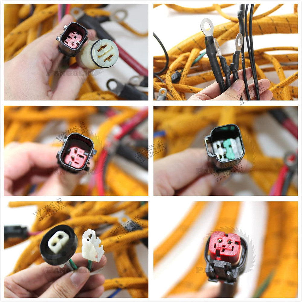 For Caterpillar CAT 320D Excavator C6.4 Engine Chassis Wring Harness 291-7590 For Caterpillar