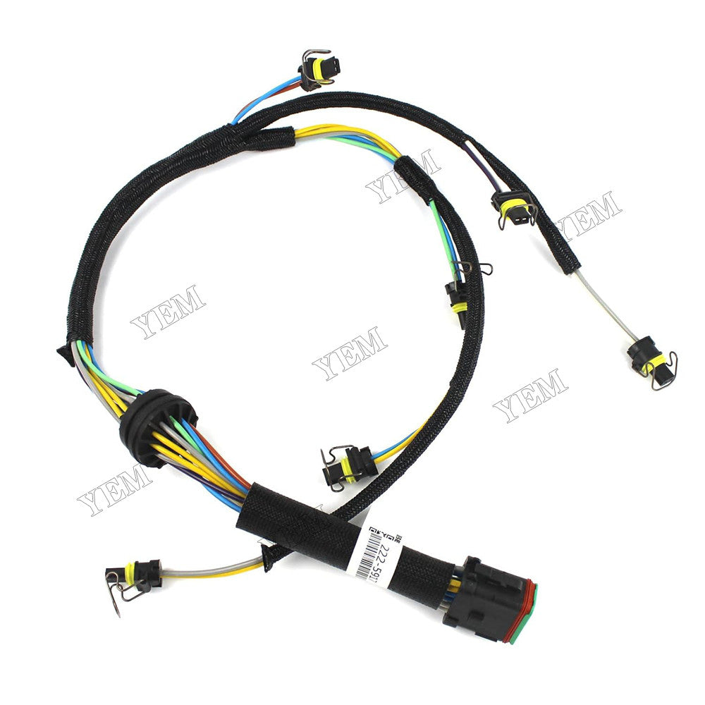 For Caterpillar CAT 324D 325D 329D 584 120K 12K 12M 140G 140K 140M 160K Engine C7 C9.3 Fuel Injector Wiring Harness Assembly 222-5917 For Caterpillar