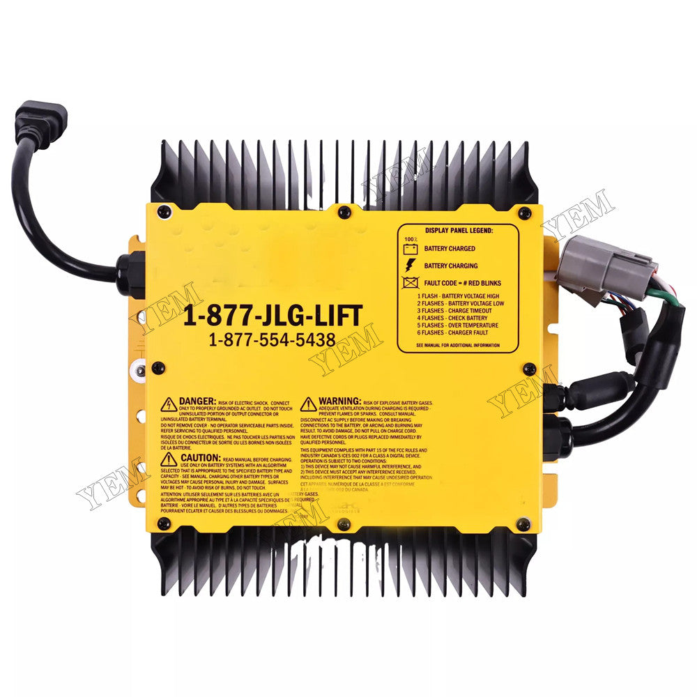 For JLG E300 E400 E600 3369LE 4069LE M3369 M4069 48V Battery Charger 1001103105 For JLG