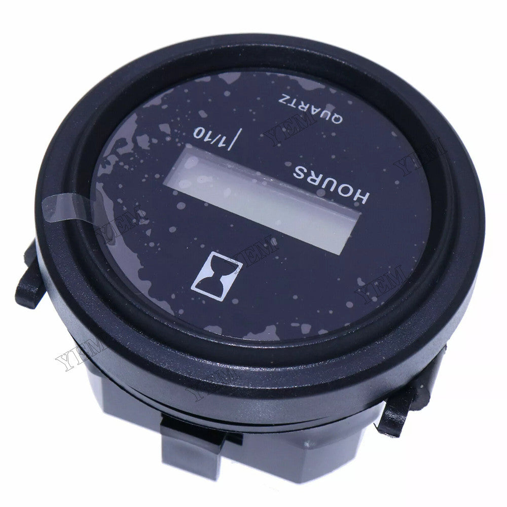 For Marine Boat Engine 2 Round Gauge 12V 24V 36V Digital Hour Meter DBI1236 YEMPARTS