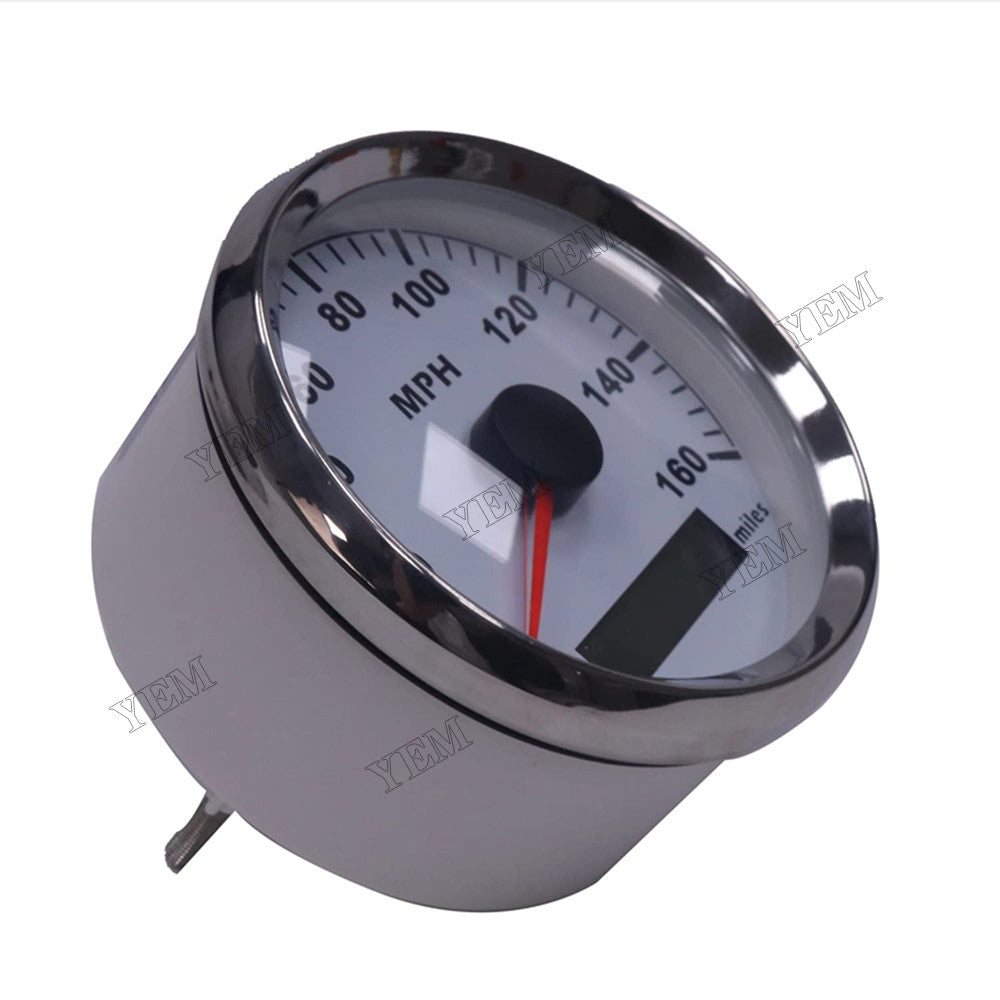 For Car Truck Motorcycle 85mm 0-160MPH GPS Speedometer 910-10005 91010005 YEMPARTS