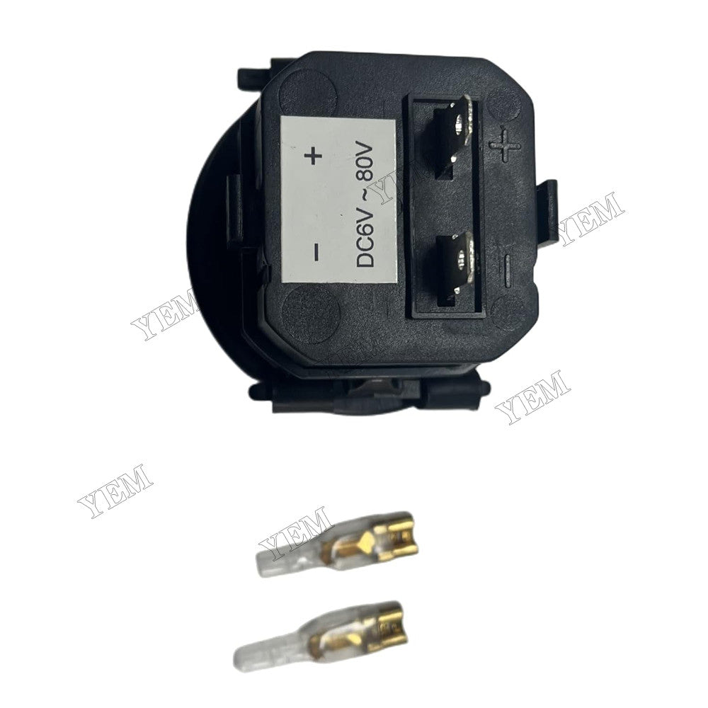 For Genie GR-08 GR-12 GR-15 GS-1530 GS-1532 GS-1930 GS-1932 GS-2032 GS-2046 GS-3268 GS-2669 GS-3384 GS-5390 GS-3390 Hour Meter 10-80 Volts 19506GT For Genie