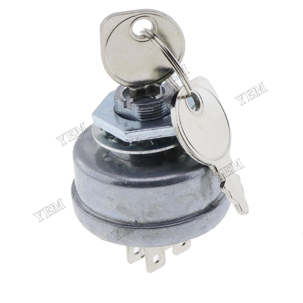 For Garden Tractors with Battery Ignition Kohler K Engine 5 Terminal 3 Position Ignition Switch With 2 Keys 4406R 3510-772-003 23-0660 925-0267
