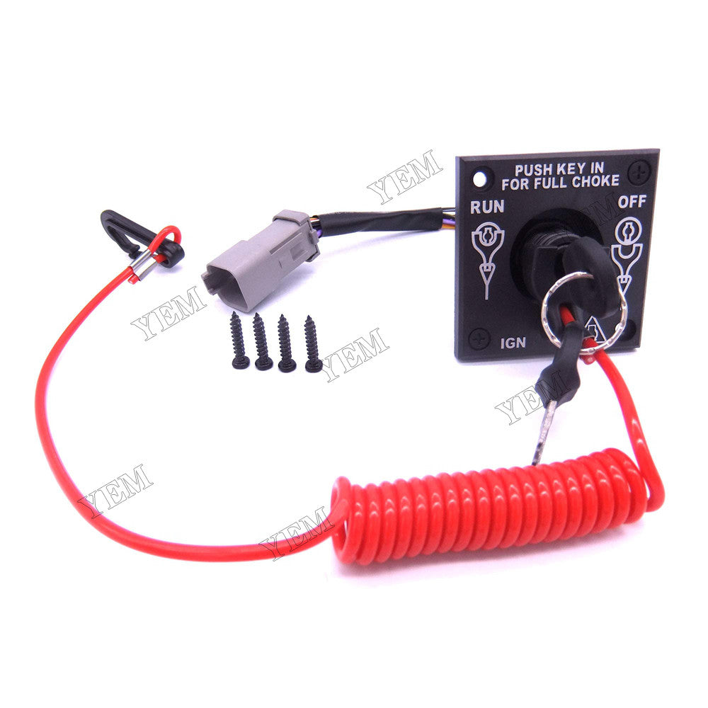 For BRP Evinrude Johnson Ignition Safety Cut Off Key Switch 0176408