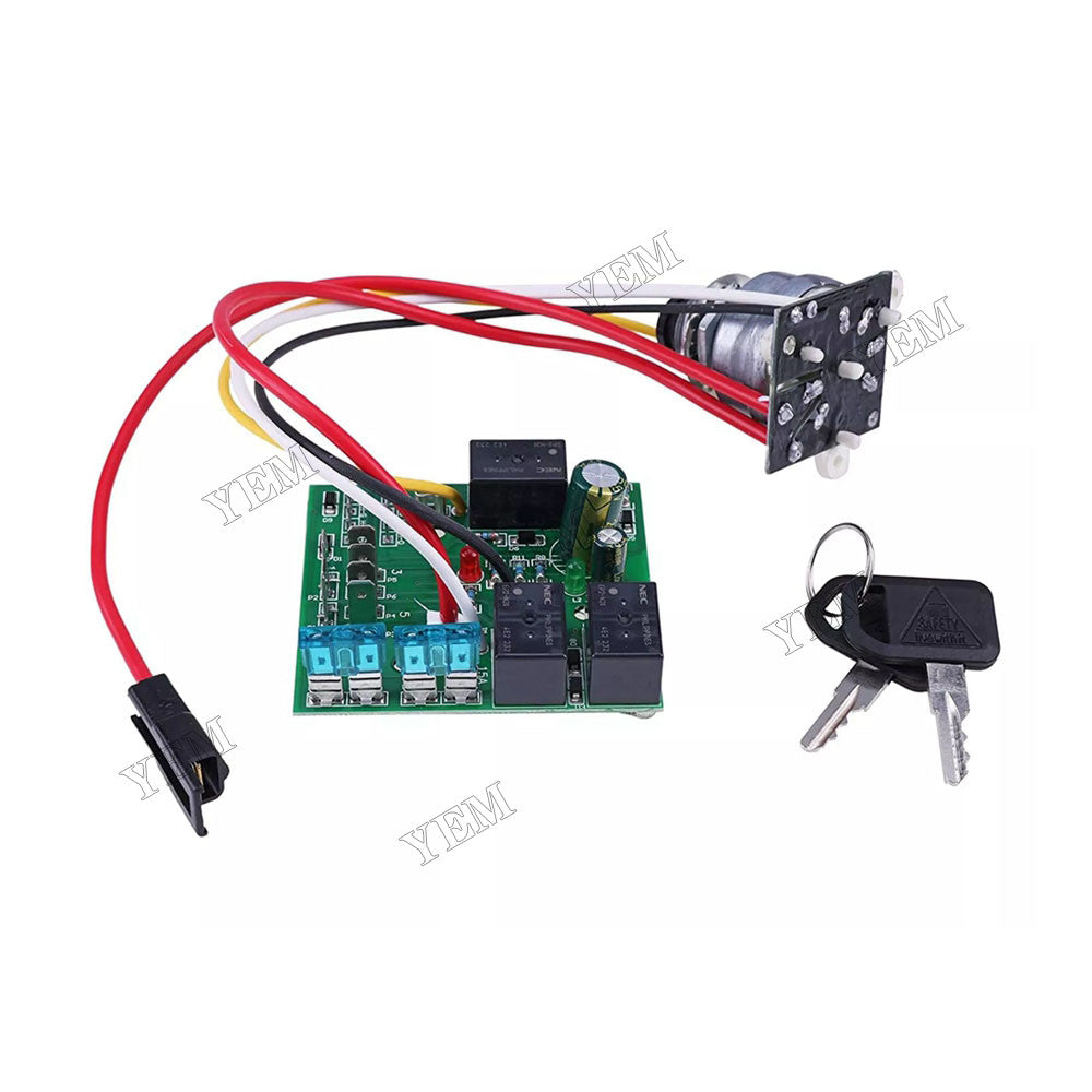 For John Deere Tractor LX255 LX266 LX277 LX279 LX280 LX288 LX289 Starter Ignition Switch Module AM130341